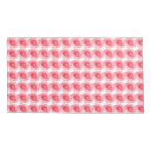 Rose Kissenbezug (Rückseite-Links)