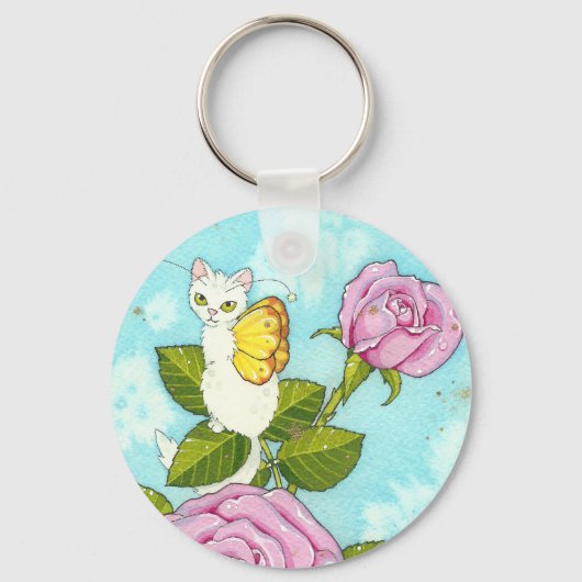Rose kitty keychaing schlüsselanhänger (Vorderseite)