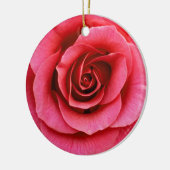 Rose klar keramikornament (Links)
