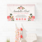 Rose-Kleidung für Blumenbeete Boutique Banner (Insitu)