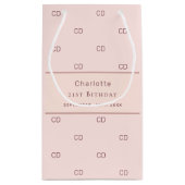 Rose Kleine Geschenktüte (Rückseite)