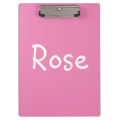 Rose Klemmbrett (Vorderseite)