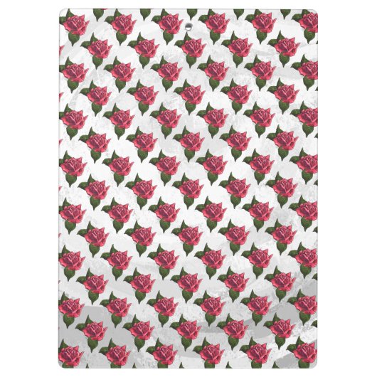 Rose Klemmbrett (Rückseite)