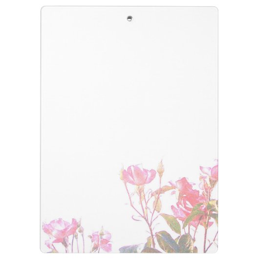 Rose Klemmbrett (Rückseite)