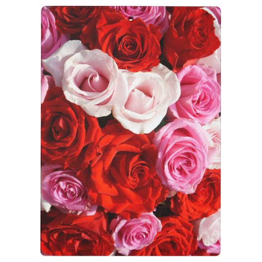 Rose Klemmbrett (Rückseite)