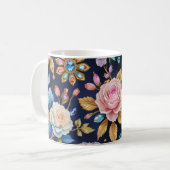 Rose Koffie of Thee Mok Kaffeetasse (Vorderseite Links)