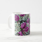 Rose Kontur Kaffeetasse (Vorderseite Links)