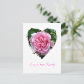 Rose-Koordination Ankündigungspostkarte (Stehend Vorderseite)