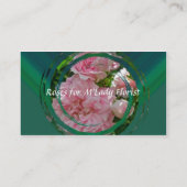 Rose-Koordination von Elementen - Visitenkarte (Rückseite)