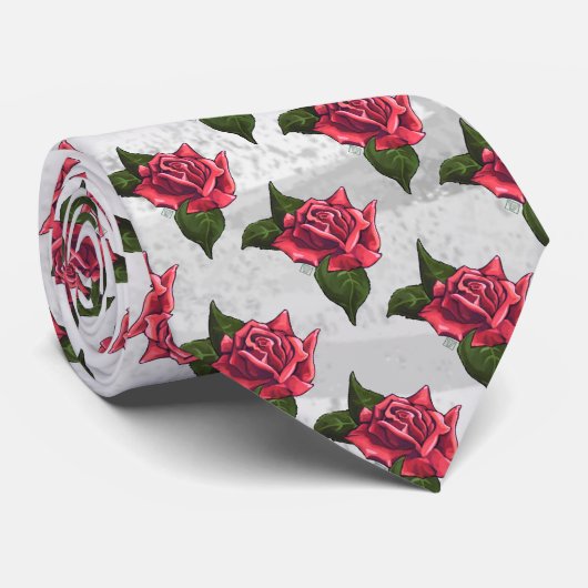 Rose Krawatte (Gerollt)