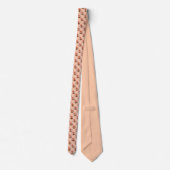 Rose Krawatte Peach Rose Neckties Wilde Rose Gesch (Rückseite)