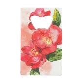 Rose Kreditkarten Flaschenöffner (Vorderseite)