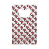 Rose Kreditkartenflaschenöffner (Vorderseite)