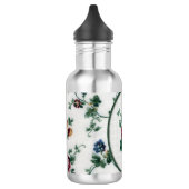 Rose Kreuzstich Trinkflasche (Links)