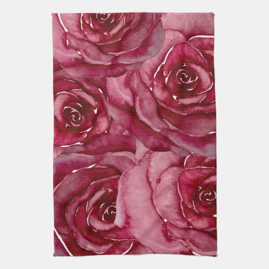 Rose Küchentuch #1 (Vertikal)