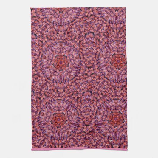 Rose Küchentücher (Vertikal)