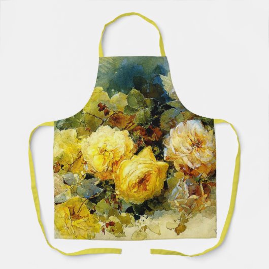 Rose, Kunstmalerei, Schürze (Vorderseite)