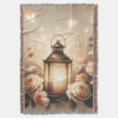 Rose Lantern Glow Bouquet Decke (Vorderseite Vertikal)