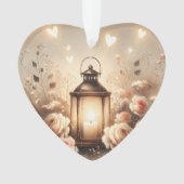 Rose Lantern Glow Bouquet Ornament (Vorderseite)