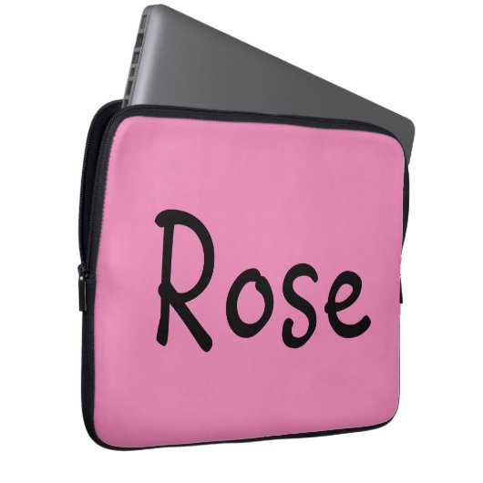 Rose Laptopschutzhülle (Vorne Rechts)