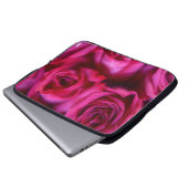 Rose Laptopschutzhülle (Vorne Knopf)