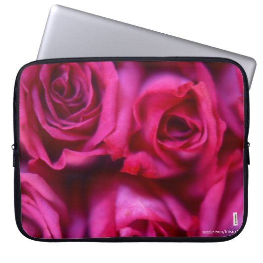 Rose Laptopschutzhülle (Vorderseite)