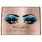Rose Lash Blue Makeup Glitzer Beauty Kosmetik Große Geschenktüte (Vorderseite)