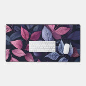 Rose, Lavender und Blue Blätter Schreibtisch matt Schreibtischunterlage (Tastatur & Maus)