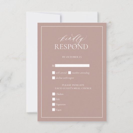 Rose-Leafy-Wappen-Monogram-RSVP-Karte RSVP Karte (Rückseite)