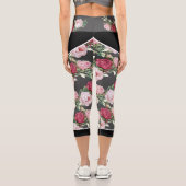 Rose Leggings - Capri (dunkelgrau) (Rückseite)