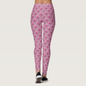 Rose Leggings Niedlich Rosa Leggings (Rückseite)
