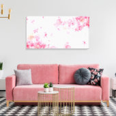 Rose Leinwand (Insitu (Wohnzimmer))