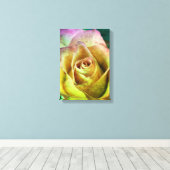 Rose Leinwand Kunst (Insitu (Holzboden))