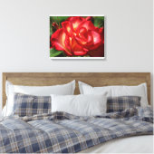 Rose Leinwand Wrap (Insitu (Schlafzimmer))