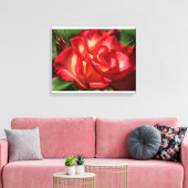 Rose Leinwand Wrap (Insitu (Wohnzimmer))