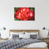 Rose Leinwand Wrap (Insitu (Schlafzimmer))