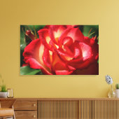 Rose Leinwand Wrap (Insitu (Wohnzimmer))