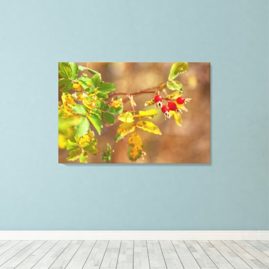 Rose Leinwanddruck (Insitu (Holzboden))