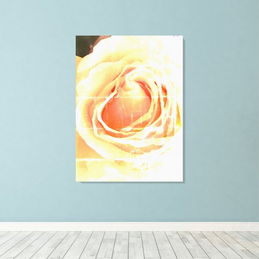 Rose Leinwanddruck (Insitu (Holzboden))