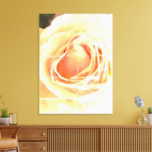 Rose Leinwanddruck (Insitu (Wohnzimmer))