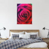 Rose Leinwanddruck (Insitu (Schlafzimmer))