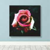 Rose Leinwanddruck (Insitu (Holzboden))