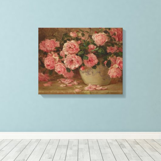 Rose Leinwanddruck (Insitu (Holzboden))