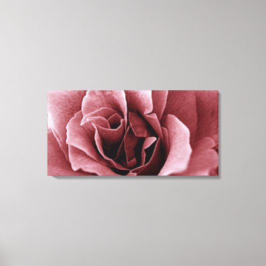 Rose Leinwanddruck (Vorderseite)