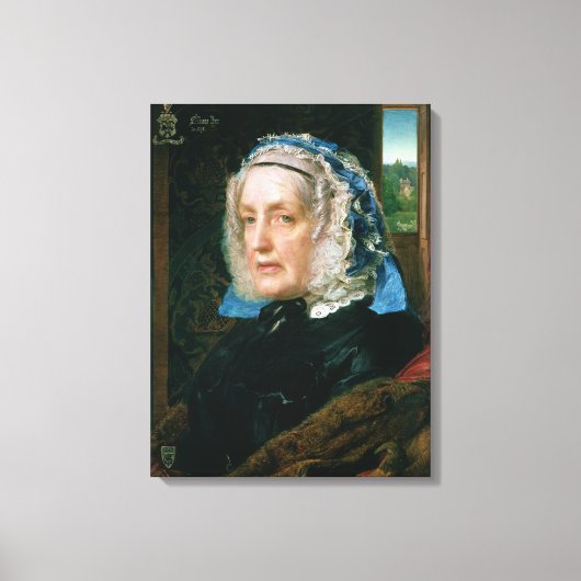 Rose Leinwanddruck (Vorderseite)