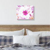 Rose Leinwanddruck (Insitu (Schlafzimmer))