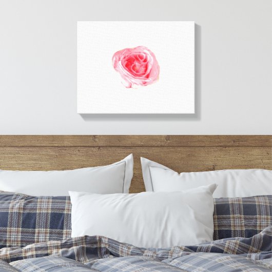 Rose Leinwanddruck (Insitu (Schlafzimmer))