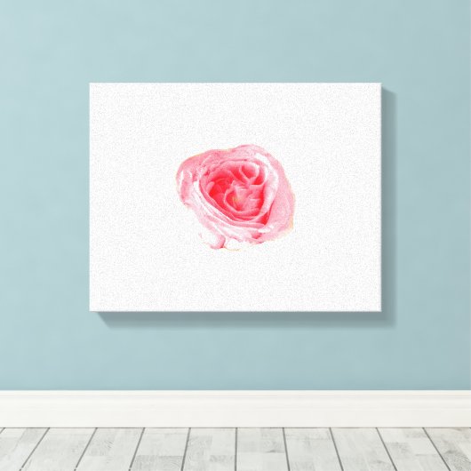 Rose Leinwanddruck (Insitu (Holzboden))