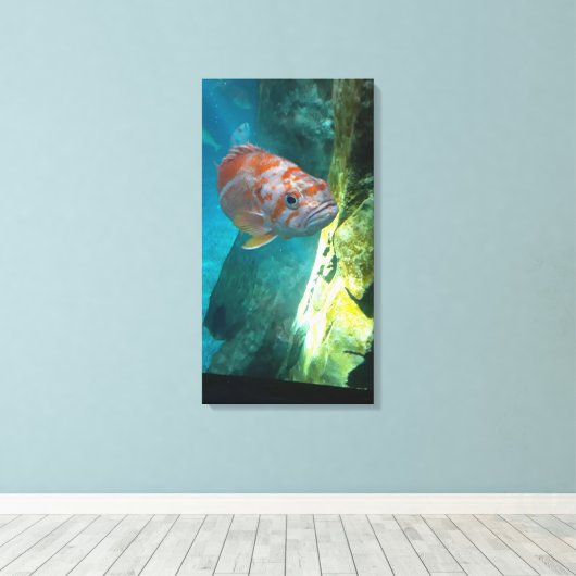 Rose Leinwanddruck (Insitu (Holzboden))