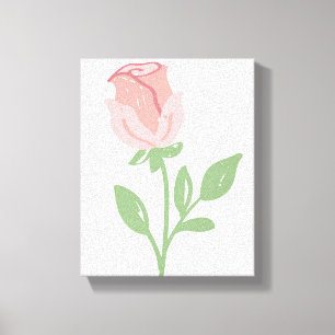 Rose Leinwanddruck